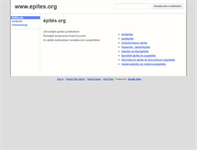 Tablet Screenshot of epites.org